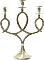 Kerzen-Ständer Design Acheron 3 Kerzen Aluminium Kronleuchter Deko Kerzenhalter
