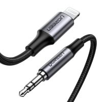 Ugreen Kabel AUX MFI Lightning Audiokabel - 3,5 mm Miniklinke 1 m grau (70509)