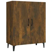 vidaXL Kredens dąb wędzony 70x34x90 cm materiał drewnopochodny