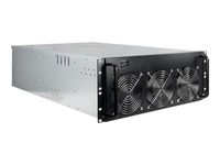 Inter-Tech 88887236 - Rack - Server - Schwarz - Grau - ATX - micro ATX - Mini-ITX - Stahl - 4U