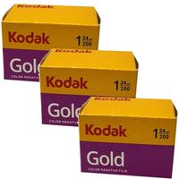 3x Kodak Gold 200 135/24 Film