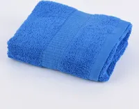 Qualitätsfrottee Handtuch 100% Baumwolle 500g/qm blau Größe  Handtuch 50 x 100 cm
