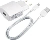 Original Huawei Ladegeröt für P smart+ 2019 / P smart 2019 / P smart+ / P smart   HW-050200E3W + Datenkabel in Weiß Weiss MicroUSB Netzteil 2A Ampere 2000 mAh Ladekabel Bulk verpackt + gratis Emiro® Bildschirm Reinigungspad