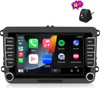 2+64G 7" Android 13 Autoradio Carplay Dla VW Golf Passat Seat Jetta Skoda Seat GPS NAVI WIFI BT SWC DAB+ USB FM RDS Mit Kamera