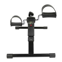 Heimtrainer mit LCD Bildschirm zum Training von Armen und Beinen Einstellbare statische Mini-Bike schwarz