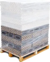 PINI KAY Premium Holzbriketts aus Buchenholz, 48 x 10kg Briketts, 480kg Palette