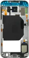 Original Mittelrahmen für Samsung Galaxy S6 G920F Schwarz GH96-08583A
