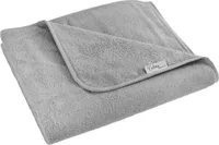 CalmyBEACH Frottee Strandtuch XXL 120x200cm - Badetuch groß 100% Baumwolle Badehandtuch Frottier Decke (Grau)