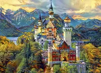 BLUEBIRD Puzzle Neuschwanstein 1000 Teile