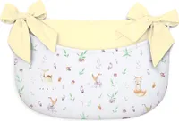 Amilian Betttasche zum Einhängen, Windelntasche, Aufbewahrungstasche, Spielzeugtasche, Babybetttasche, Organizer für Kinderbett, Laufgitter