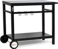 Grilovací vozík BBQ-Toro 85 x 50 x 81 cm | Kovový grilovací stůl s velkou pracovní deskou