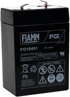 Powery® Bleiakku Ersatz für FIAMM Typ FG10451 6V 4,5Ah 6V 4,5Ah/27Wh 
