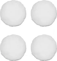 Kopfkissen 4er Pack Füllkissen 80 cm rund Polyester Kissen Sofakissen Innenkissen Couchkissen Dekokissen Inlett