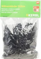 Kerbl Mähnengummi Silikon schwarz