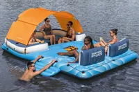 Bestway® Hydro-Force® 6-Personen-Badeinsel Tropical Breeze 389 x 274 cm