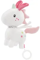 Maskot hudební skříňky jednorožec Aiko 22 cm