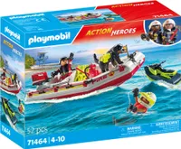 Hasičský člun s Aqua Scoote