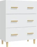 Kredens biały 70x34x90 cm materiał drewnopochodny