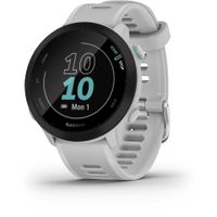 Garmin FORERUNNER 55 stone white z silikonową opaską 20mm | 010-02562-11