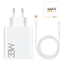 Für Xiaomi 33W TURBOCHARGE Ladegerät  Schnellladegerät Adapter Netzteil mit USB C Ladekabel