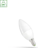 Spectrum LED Leuchtmittel Kerze 1W = 8W E14 matt 90lm warmweiß 3000K 270°