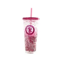 Aston Villa FC - Hrnek s brčkem, Crest, 600ml BS3796 (One Size) (Vínově červená)