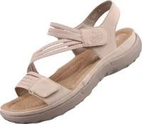 Rieker Damen Trekkingsandale beige, Damen:43 EU