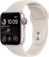 APPLE Watch SE GPS + Cellular 40mm Starlight Aluminium Case with Starlight Sport Band