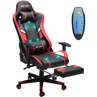 Douxlife® GC-RC03 Gaming-Stuhl Bürostühle Massage Ergonomisches mit Rückenlehne, Rot