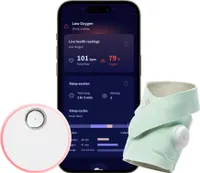 Owlet Dream Sock: Medizinisch es Pulsoximeter für Babys mint