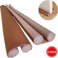 4 Stück 95cm Braun Zugluftstopper Tür Türdichtung Türisolierung Türbodendichtung Zugluft Durchzug