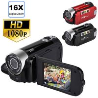 2,7" TFT LCD HD 1080P 16MP 16X Digital Zoom Camcorder Video DV Kamera Schwarz