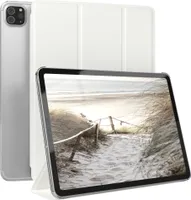 EAZY CASE - Schutzhülle für iPad Pro 11" 2018 2020 2021 2022 Hülle Smart Cover Tablet Case Smartcase zum Aufstellen Klapphülle mit Standfunktion Sleep Wake Up Funktion Tasche Kunstleder Etui Weiß