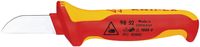 Knipex 985-2SB Kabelmesser 180mm VDE SB Klingenlänge: 50mm, isol., rot/gelb/silber