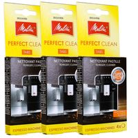 3x Melitta Perfect Clean Espresso Machines ReinigungsTabs 4x1,8g