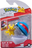 Jazwares PKW2660 - Pokémon - Clip'n'Go Poké Balls - Pikachu #9 & Guter Ball