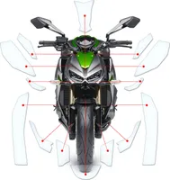 Lackschutzfolie Steinschlagschutz passend für Kawasaki Z1000 2014-2017