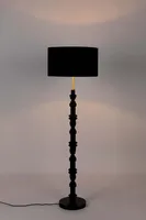 Totem Stehleuchte E27 Schwarz