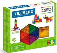 Tileblox dúhová sada 30 kusov s magnetickou tabuľou