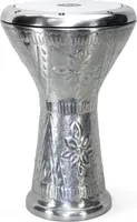 Orientální profesionální Darbuka Darbuka Handhammered s náhradním klíčem na kožený vak (3024)