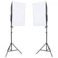 vidaXL Fotostudio-Set mit Beleuchtung und Hintergrund