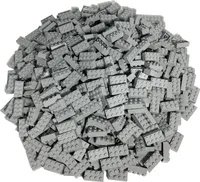 LEGO® 2x4 kocky Vysoké kocky Svetlo šedá - 3001 NEW! Množstvo 50x