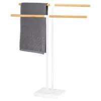 WAOHO Handtuchhalter Bambus 4-stufiger | Handtuchstangen