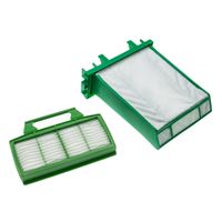 vhbw Filter-Set kompatibel mit Sebo Airbelt K3, K1 Staubsauger - 2x Filter (Mikrofilter, Hygieneschutzfilter)