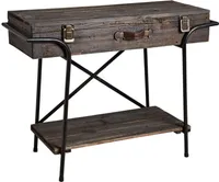 Konsole mit Koffer aus Holz "Voyage"