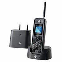 Motorola o201 black robustný bezdrôtový telefón s dlhým dosahom