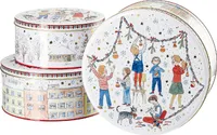 Hutschenreuther Collection 2024 Sada 3 plechovek na sušenky Vánoční osvětlení 02426-727474-05583