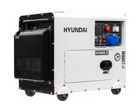 HYUNDAI Silent Diesel Generator DHY6000SE D (5.3 kW, Elektrostart, 2 x 230V)