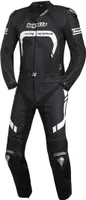 Bogotto Assen 2-Teiler Motorrad Lederkombi, schwarz/weiß, 50