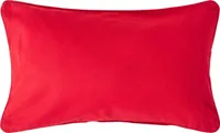 HOMESCAPES Roter Kissenbezug aus Baumwolle, 30 x 50 cm